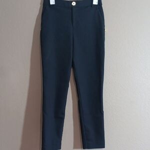 Lilly Pulitzer Ana Stretch Double Cloth High Rise Straight Leg Ankle